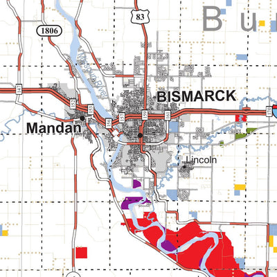 North Dakota Game and Fish Department 2023 PLOTS Guide digital map