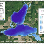 North Dakota Game and Fish Department Alkaline Lake - Kidder County digital map