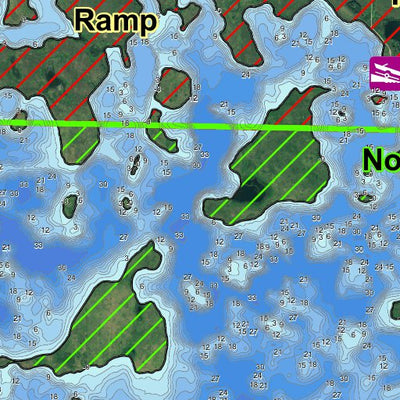 North Dakota Game and Fish Department Ashtabula, Lake - Overview digital map