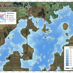 North Dakota Game and Fish Department Audubon, Lake - Cabin Sites digital map