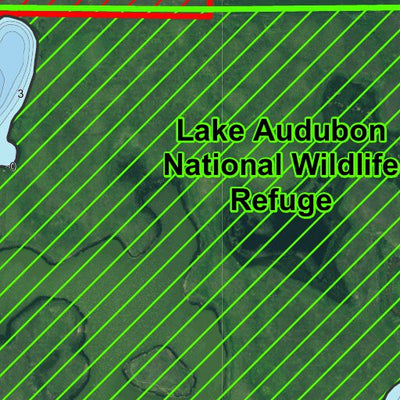 North Dakota Game and Fish Department Audubon, Lake - Turtle Lake Landing digital map
