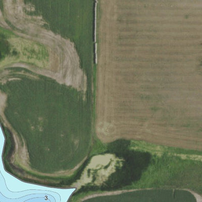 North Dakota Game and Fish Department Bader Lake - Stutsman County digital map