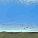 North Dakota Game and Fish Department Baukol - Noonan East Mine Pond - Divide County digital map
