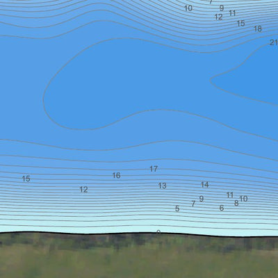 North Dakota Game and Fish Department Baukol - Noonan East Mine Pond - Divide County digital map