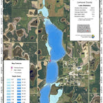 North Dakota Game and Fish Department Boom Lake (Marian Lake) LaMoure County digital map