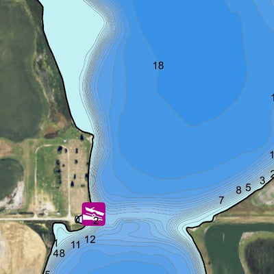 North Dakota Game and Fish Department Boom Lake (Marian Lake) LaMoure County digital map