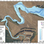 North Dakota Game and Fish Department Braddock Dam - Emmons County digital map