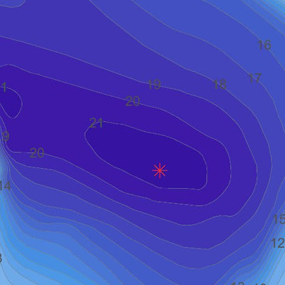 North Dakota Game and Fish Department Brush Lake - McLean County digital map