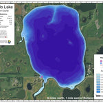 North Dakota Game and Fish Department Buffalo Lake - Sargent County digital map
