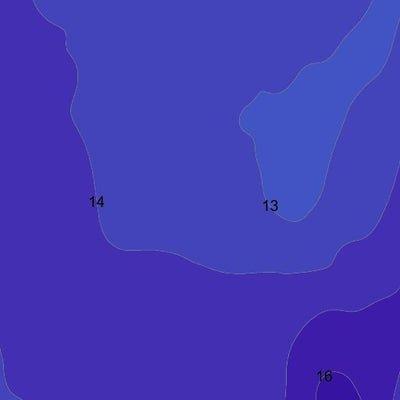 North Dakota Game and Fish Department Carpenter Lake - Rolette County digital map