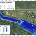 North Dakota Game and Fish Department Casselton Reservoir - Cass County digital map