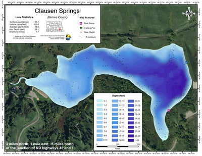 Clausen Springs Dam - Barnes County Preview 1