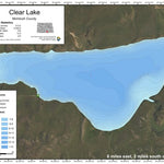 North Dakota Game and Fish Department Clear Lake - McIntosh County digital map