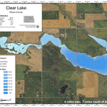 North Dakota Game and Fish Department Clear Lake - Pierce County digital map