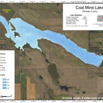 North Dakota Game and Fish Department Coal Mine Lake - Sheridan County digital map