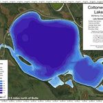 North Dakota Game and Fish Department Cottonwood Lake - McHenry County digital map