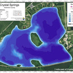 North Dakota Game and Fish Department Crystal Springs Lake - Stutsman County digital map