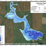 North Dakota Game and Fish Department Danzig Dam - Morton County digital map