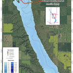 North Dakota Game and Fish Department Darling, Lake - Grano Landing Area digital map