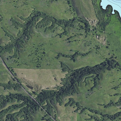 North Dakota Game and Fish Department Darling, Lake - Headwaters Area digital map