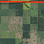 North Dakota Game and Fish Department Darling, Lake - Overview of entire lake digital map