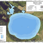 North Dakota Game and Fish Department Davis Lake - Pierce County digital map