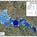 North Dakota Game and Fish Department Devils Lake - Lake Overview digital map