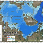 North Dakota Game and Fish Department Devils Lake - Minnewaukan Flats Area digital map