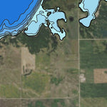 North Dakota Game and Fish Department Devils Lake - Minnewaukan Flats Area digital map
