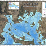 North Dakota Game and Fish Department Devils Lake - Pelican Bay Area digital map