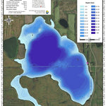 North Dakota Game and Fish Department Diamond Lake - LaMoure County digital map