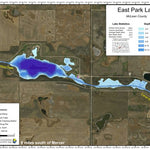 North Dakota Game and Fish Department East Park Lake - McLean County digital map