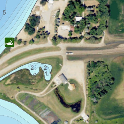 North Dakota Game and Fish Department Elsie, Lake - Richland County digital map