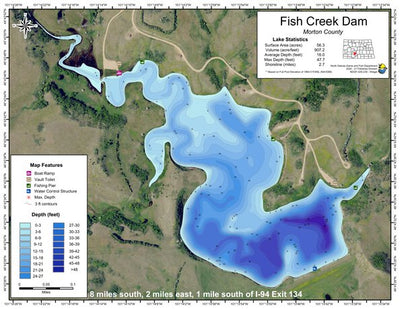 Fish Creek Dam - Morton County Preview 1