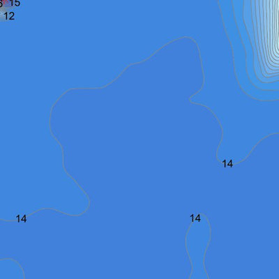 North Dakota Game and Fish Department Flood Lake North - LaMoure County digital map
