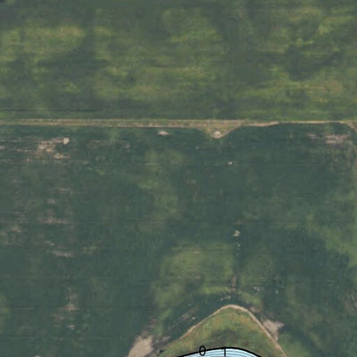 North Dakota Game and Fish Department Flood Lake North - LaMoure County digital map