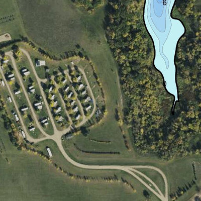 North Dakota Game and Fish Department Fordville Dam - Grand Forks County digital map