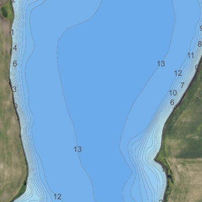 North Dakota Game and Fish Department Fox Lake - Barnes County digital map