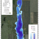 North Dakota Game and Fish Department Golden Lake, North - Steele County digital map