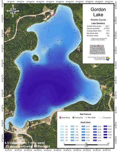 Gordon Lake - Rolette County Preview 1