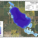 North Dakota Game and Fish Department Grass Lake - Richland County digital map