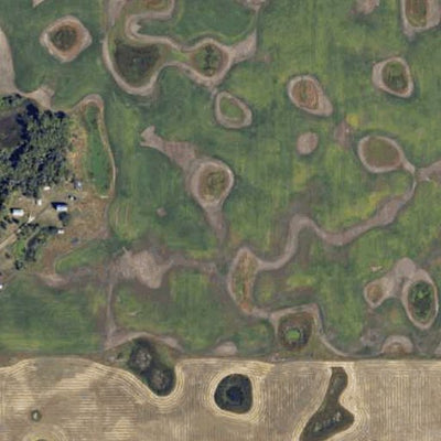 North Dakota Game and Fish Department Grass Lake - Richland County digital map