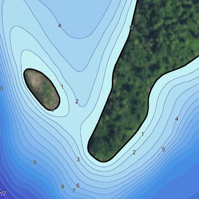 North Dakota Game and Fish Department Gravel Lake - Rolette County digital map
