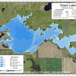 North Dakota Game and Fish Department Green Lake - McIntosh County digital map