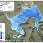 North Dakota Game and Fish Department Harmon Lake - Morton County digital map