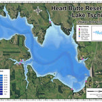 North Dakota Game and Fish Department Heart Butte/Lake Tschida - Lower Area digital map