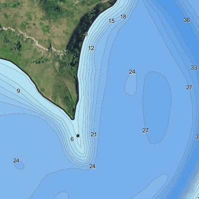 North Dakota Game and Fish Department Heart Butte/Lake Tschida - Middle Area digital map