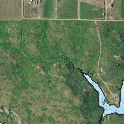 North Dakota Game and Fish Department Heart Butte/Lake Tschida - Middle Area digital map