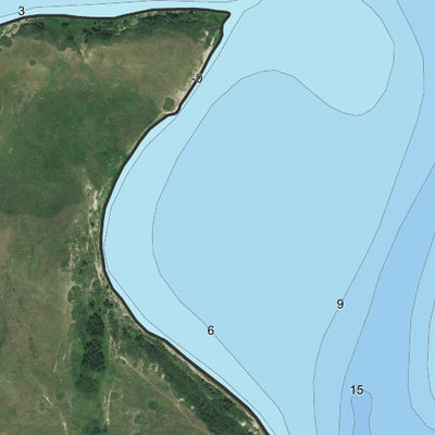North Dakota Game and Fish Department Heart Butte/Lake Tschida - Upper Area digital map