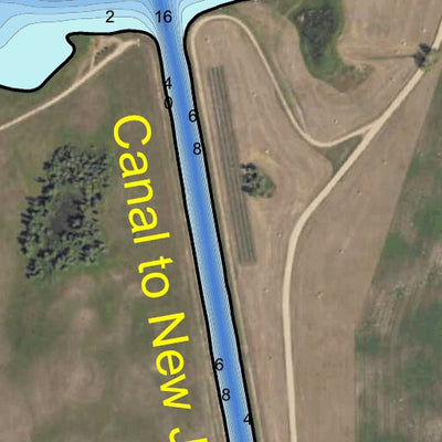 North Dakota Game and Fish Department Heckers Lake - Sheridan County digital map